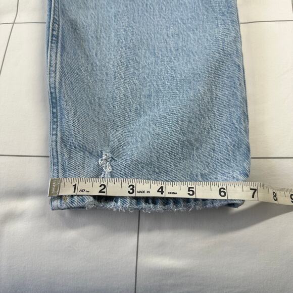 Abercrombie & Fitch Jeans Womens 33 Short Blue 90s Straight Ultra High Rise - Picture 11 of 11